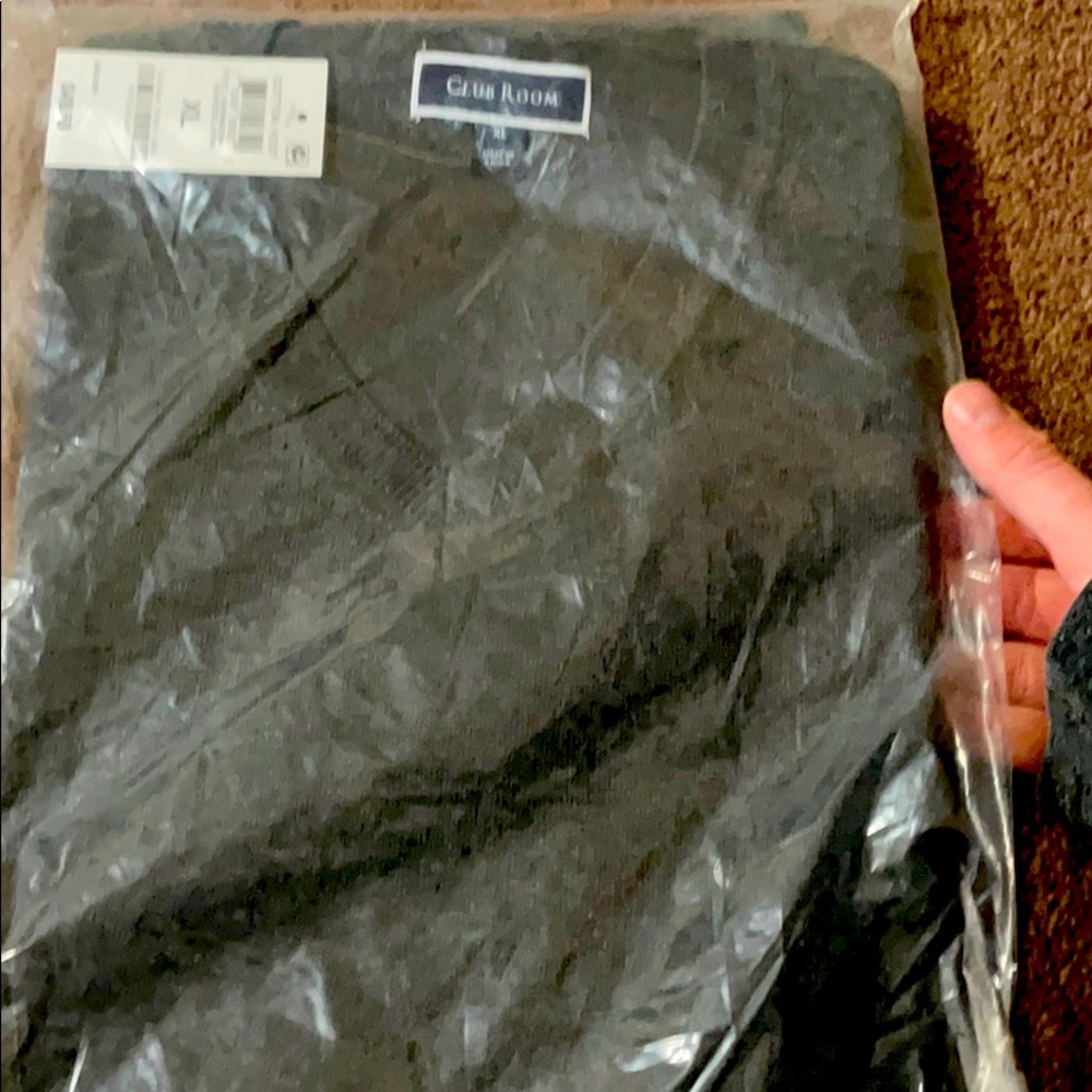 Club room charcoal grey xl sweater vest.